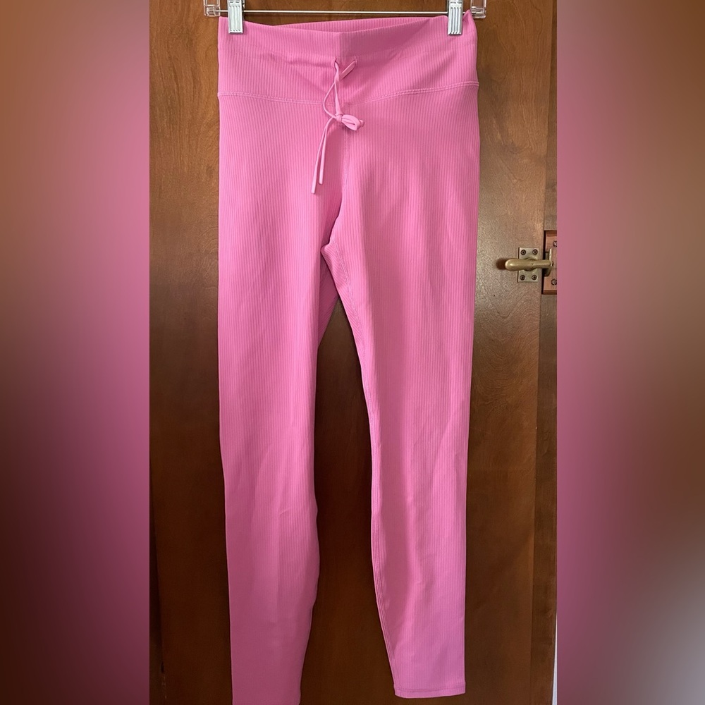 Pink High-Waisted Leggings by Fabletics